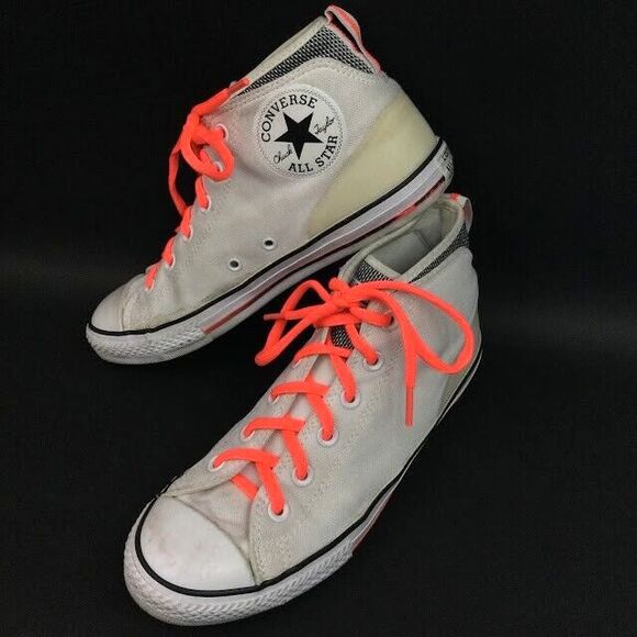 Converse Chuck Taylor All-Star - Women's Sz 5 Off-White Mid Skate Shoe - 655480C - Picture 1 of 11